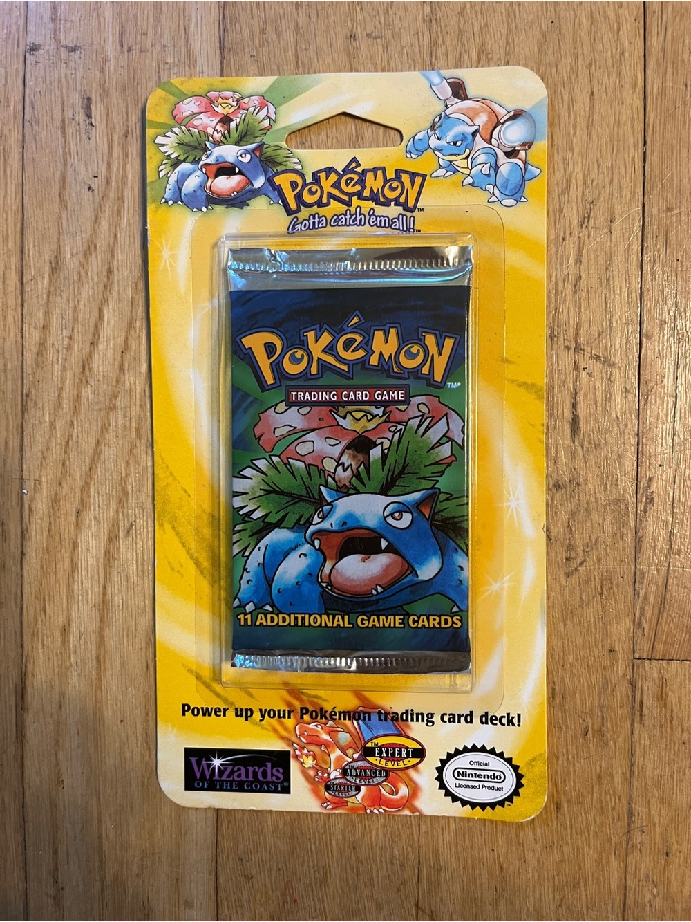 Vintage 1999  New Sealed Pokémon Base Set WOTC Blister Pack Venusaur